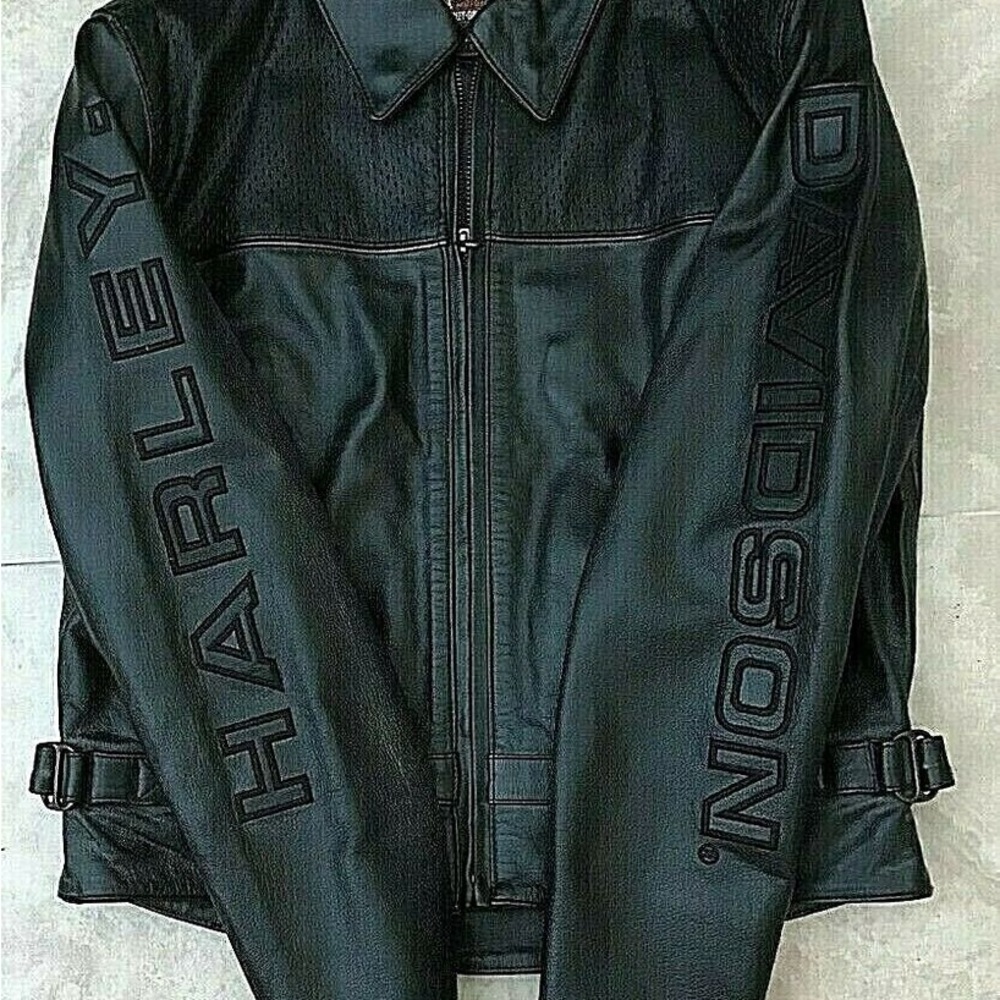 Harley-Davidson Black Leather Jacket for Women New